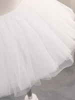 no hoop short tulle tutu petticoat detail